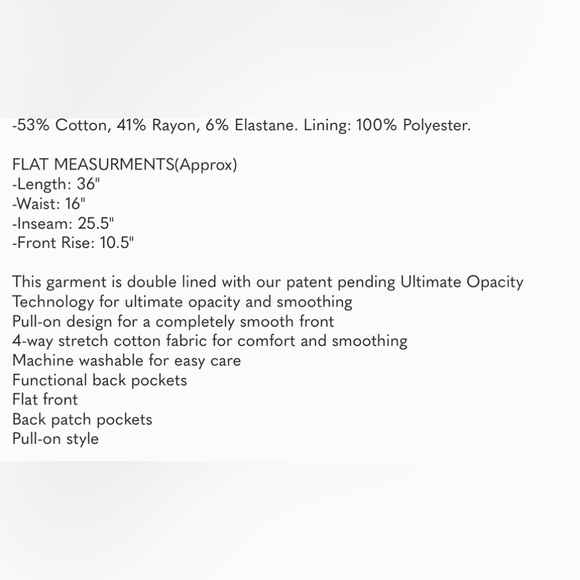 SPANX NWT Women’s On-the-Go  Straight Pant | Color: White | Sz: M - Picture 16 of 16